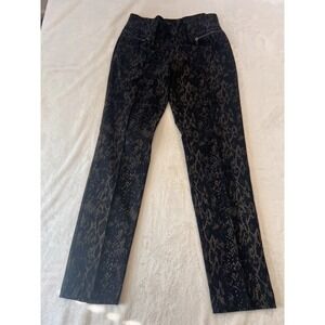 Style & Co Snake Print Pull On Prints M Black And Grey Medium